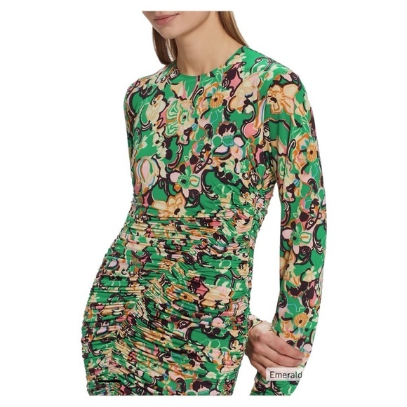 NWT A.L.C. Kiki Jersey Floral Minidress - Picture 3 of 12